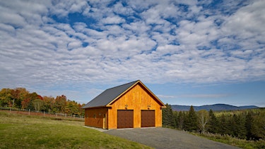 Garage and toy barn for recreational vehicle storage